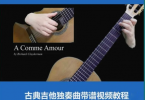 【下载】《2023版古典吉他独奏曲带谱视频教程-第7册》高清pdf+视频